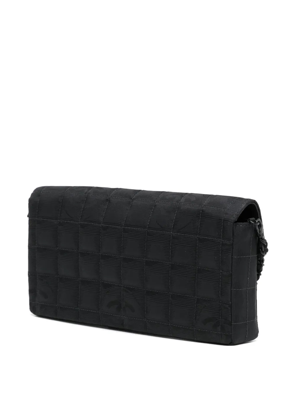Pre-OwnedCHANEL Pre-Owned2000-2001 New Travel line Choco Bar East West shoulder bag