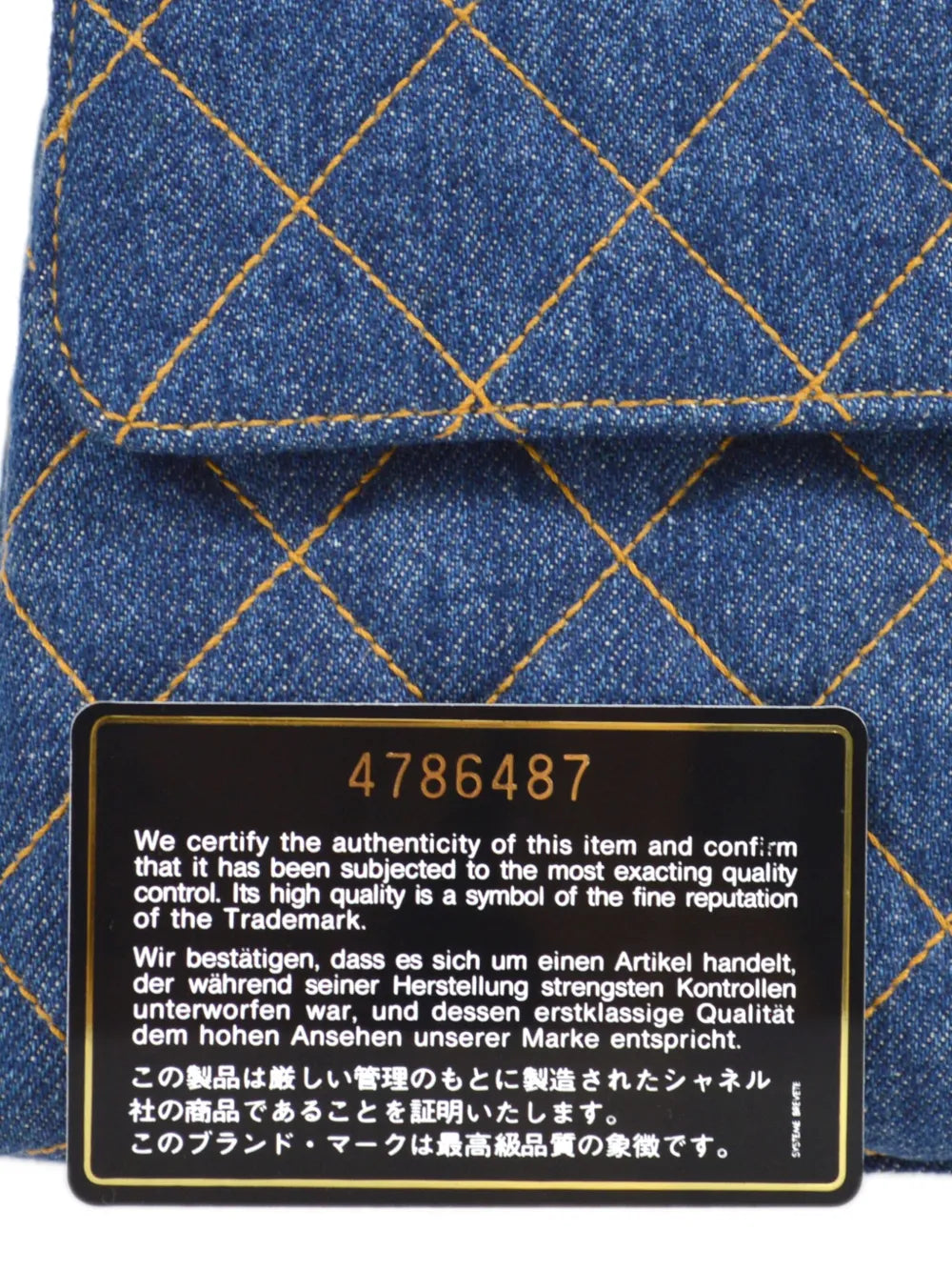 Pre-OwnedCHANEL Pre-Owned1997 Kelly denim handbag
