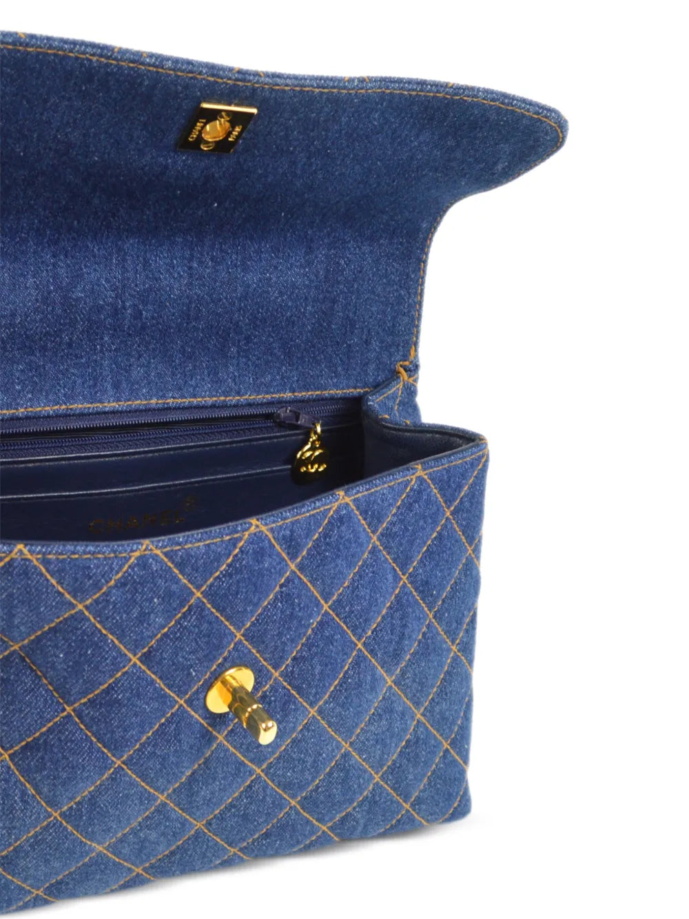 Pre-OwnedCHANEL Pre-Owned1997 Kelly denim handbag