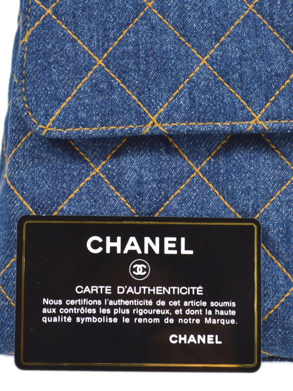 Pre-OwnedCHANEL Pre-Owned1997 Kelly denim handbag