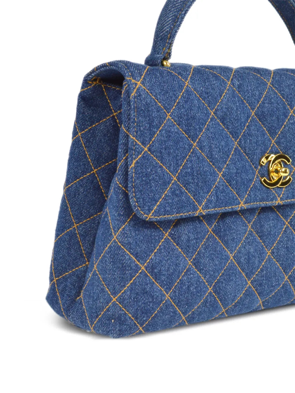Pre-OwnedCHANEL Pre-Owned1997 Kelly denim handbag