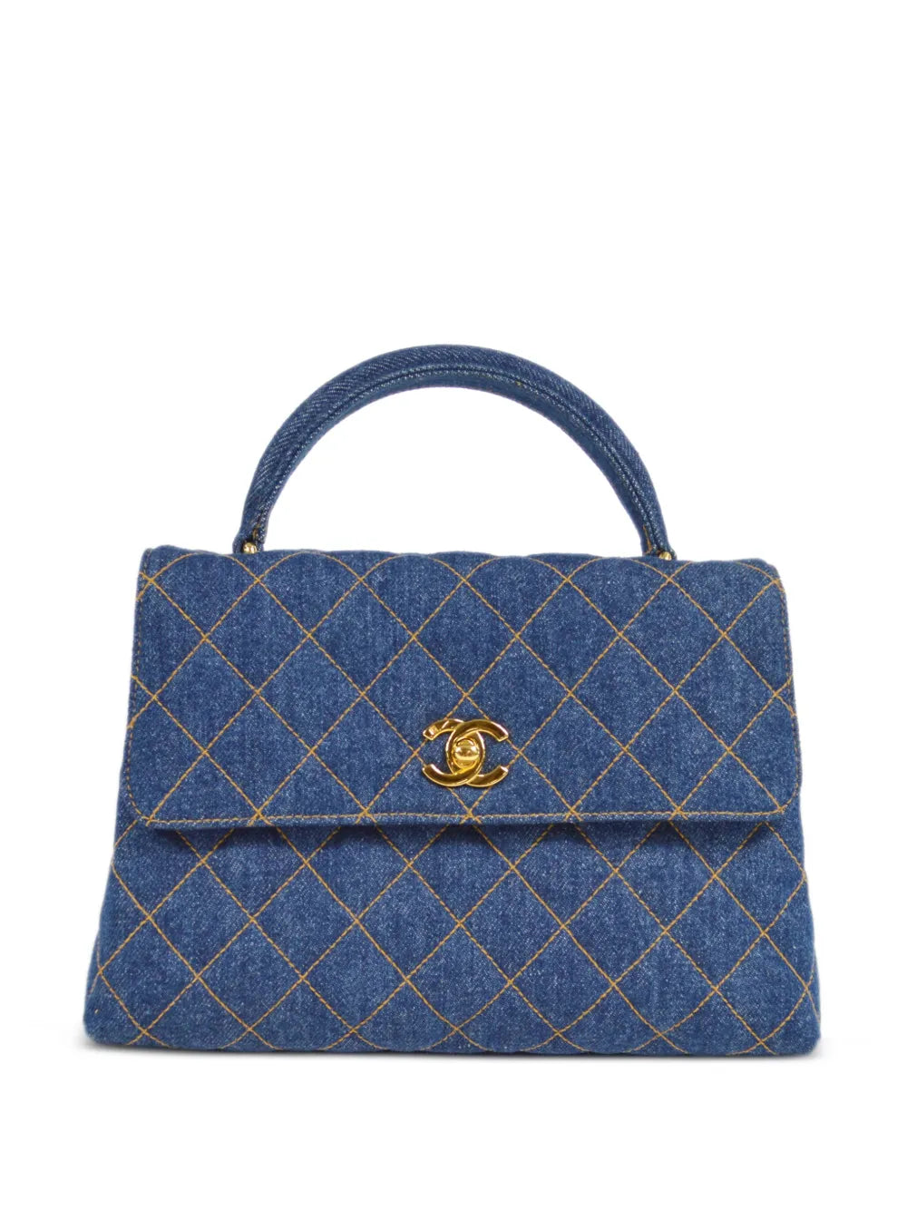 Pre-OwnedCHANEL Pre-Owned1997 Kelly denim handbag