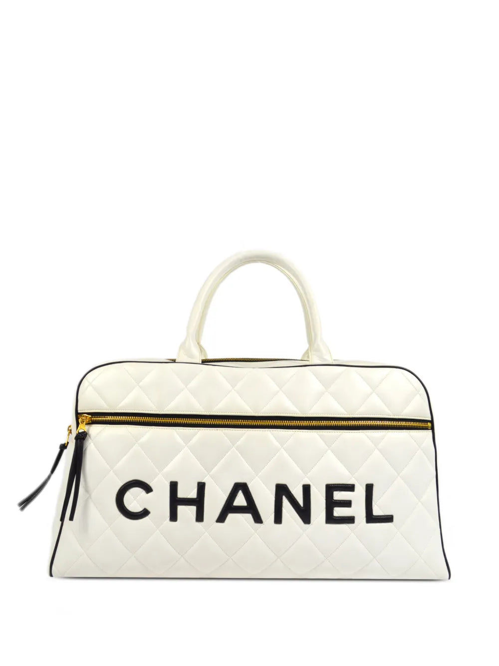 Pre-OwnedCHANEL Pre-Owned1995 logo-print bowling bag