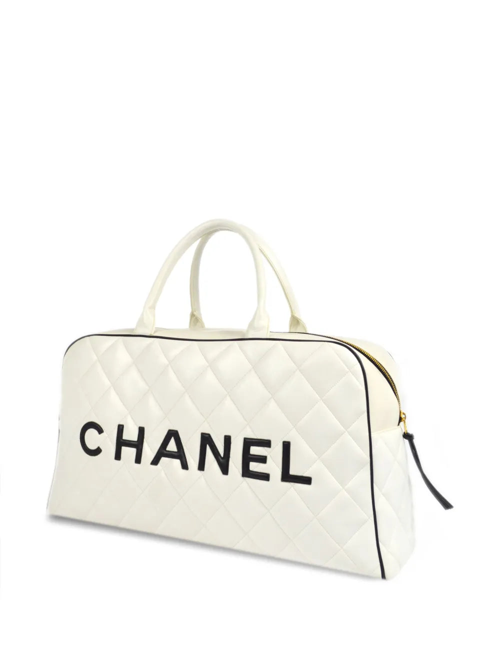 Pre-OwnedCHANEL Pre-Owned1995 logo-print bowling bag