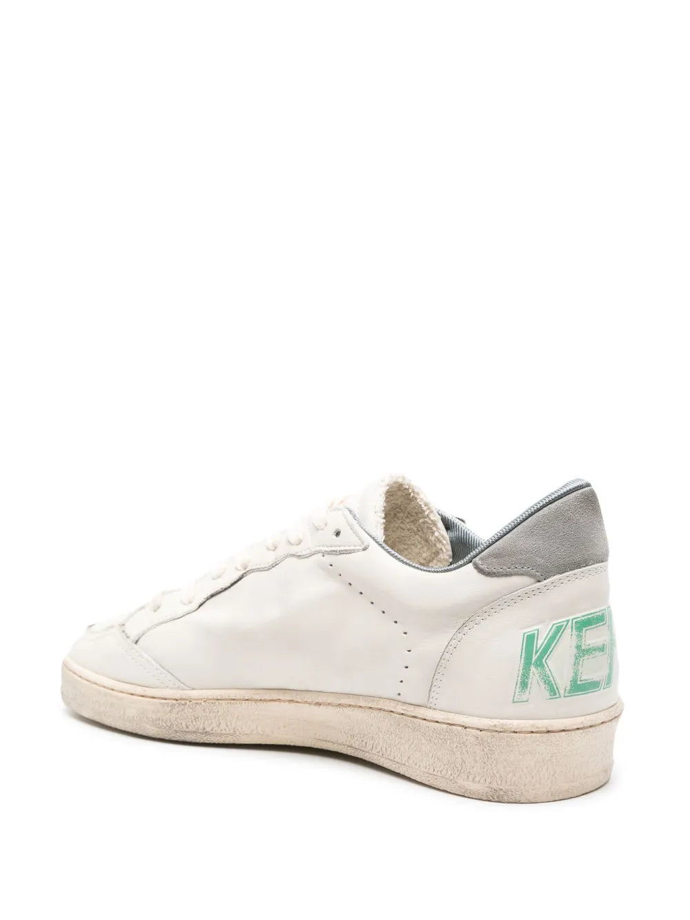 Golden Goose Ballstar Star Distressed Leather Sneakers