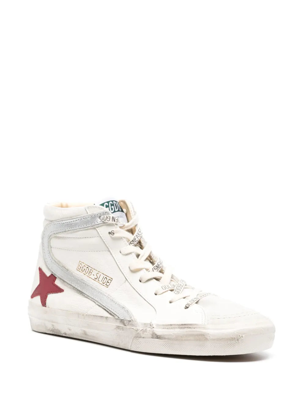 Golden Goose Star-Patch Lace-Up Sneakers
