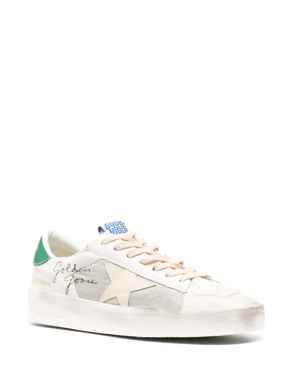 Golden Goose Stardan Distressed Star-Appliqu Sneakers
