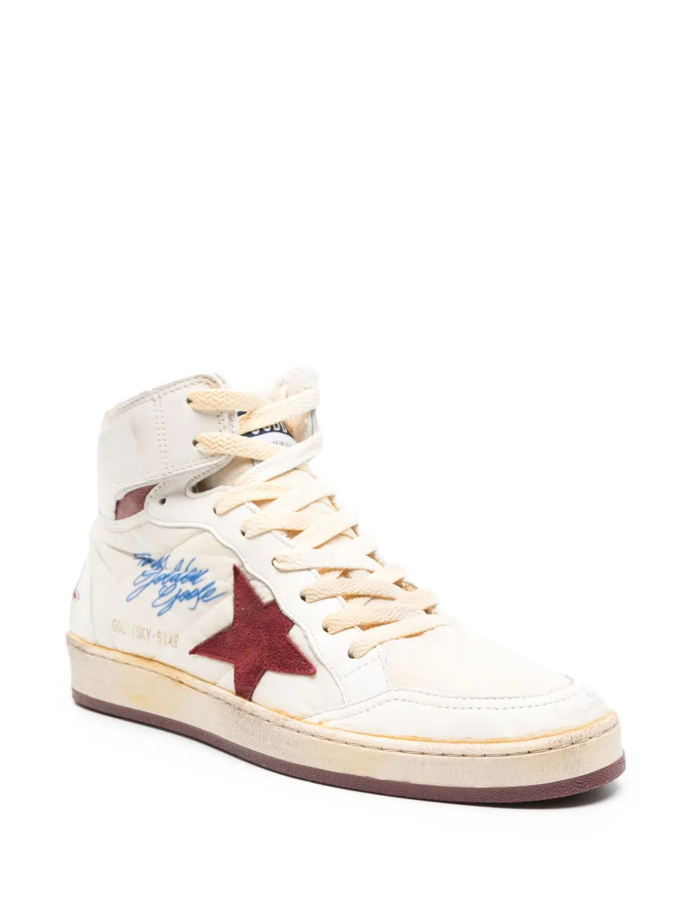Golden Goose Sky Star High-Top Sneakers