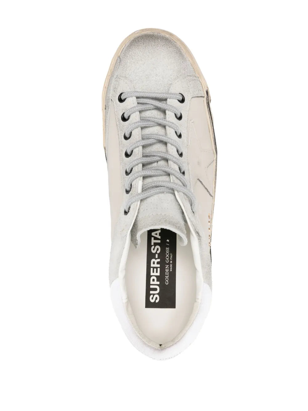 Golden Goose Super-Star Distressed Leather Sneakers