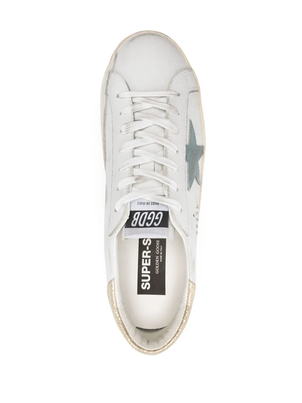 Golden Goose Super Star Metallic-Trim Sneakers