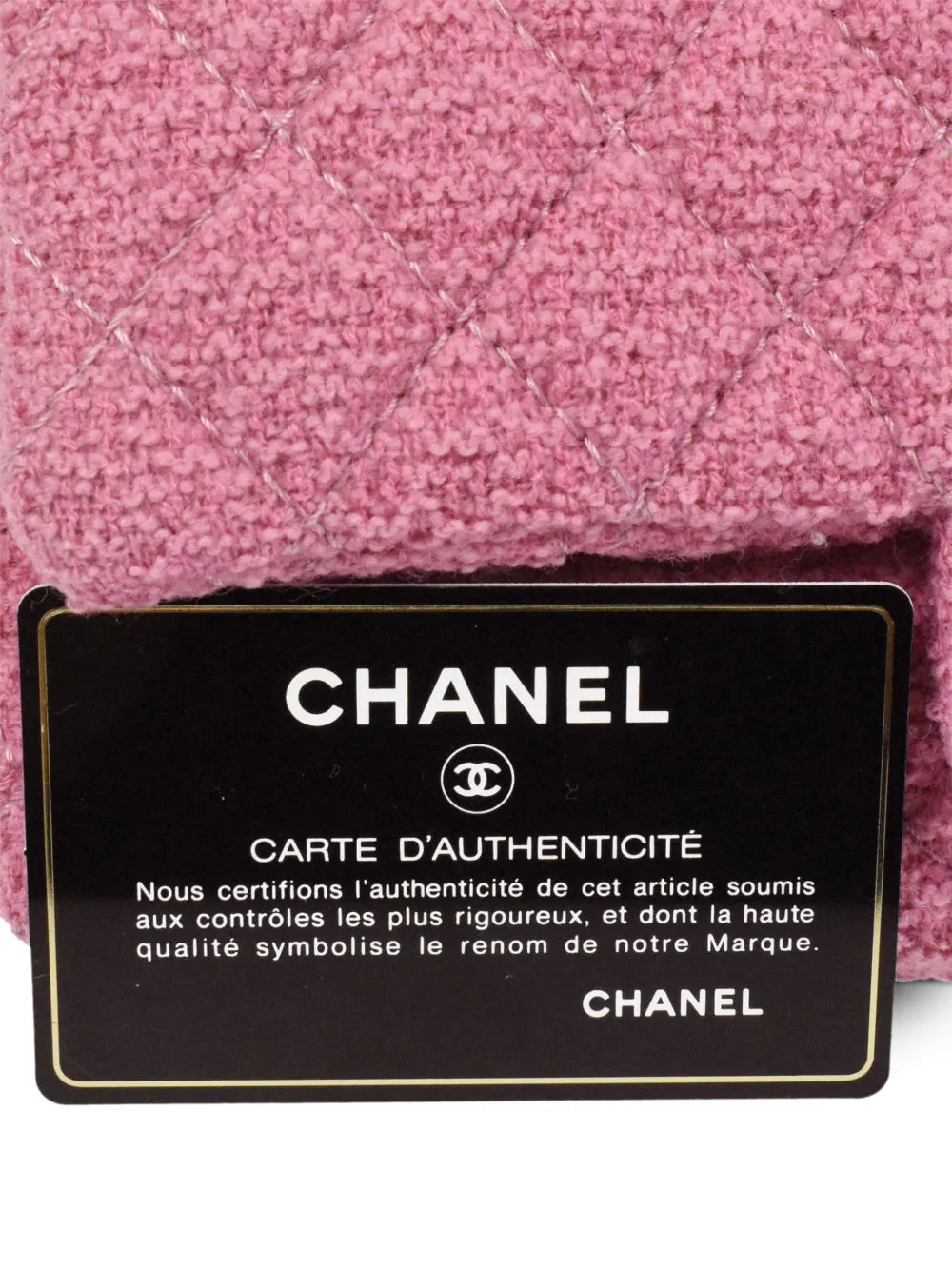 Pre-OwnedCHANEL Pre-Owned2009 Mademoiselle Lock tweed shoulder bag