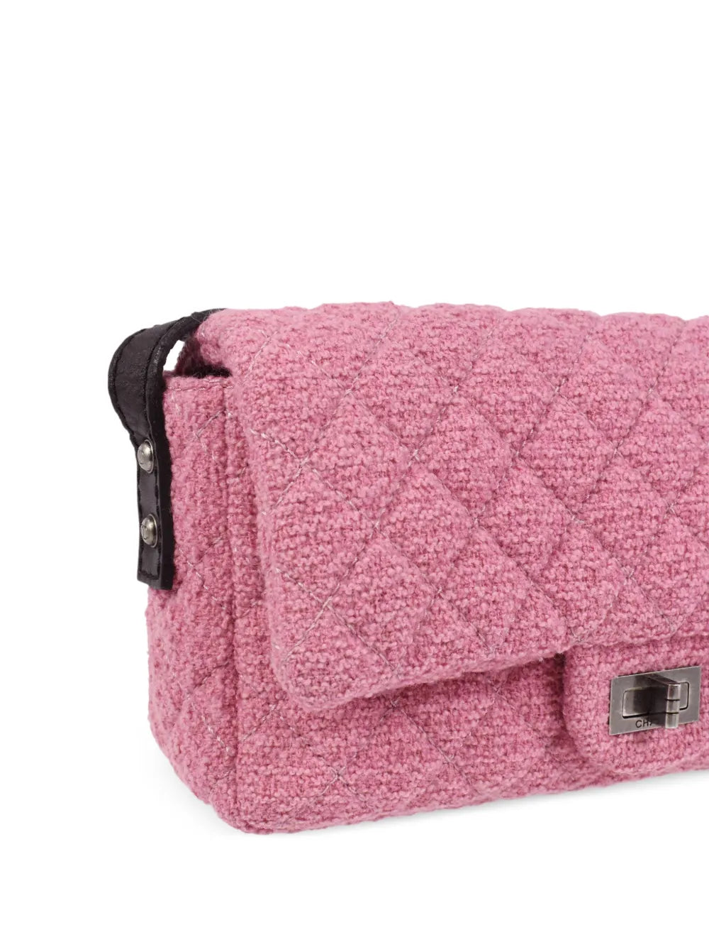 Pre-OwnedCHANEL Pre-Owned2009 Mademoiselle Lock tweed shoulder bag
