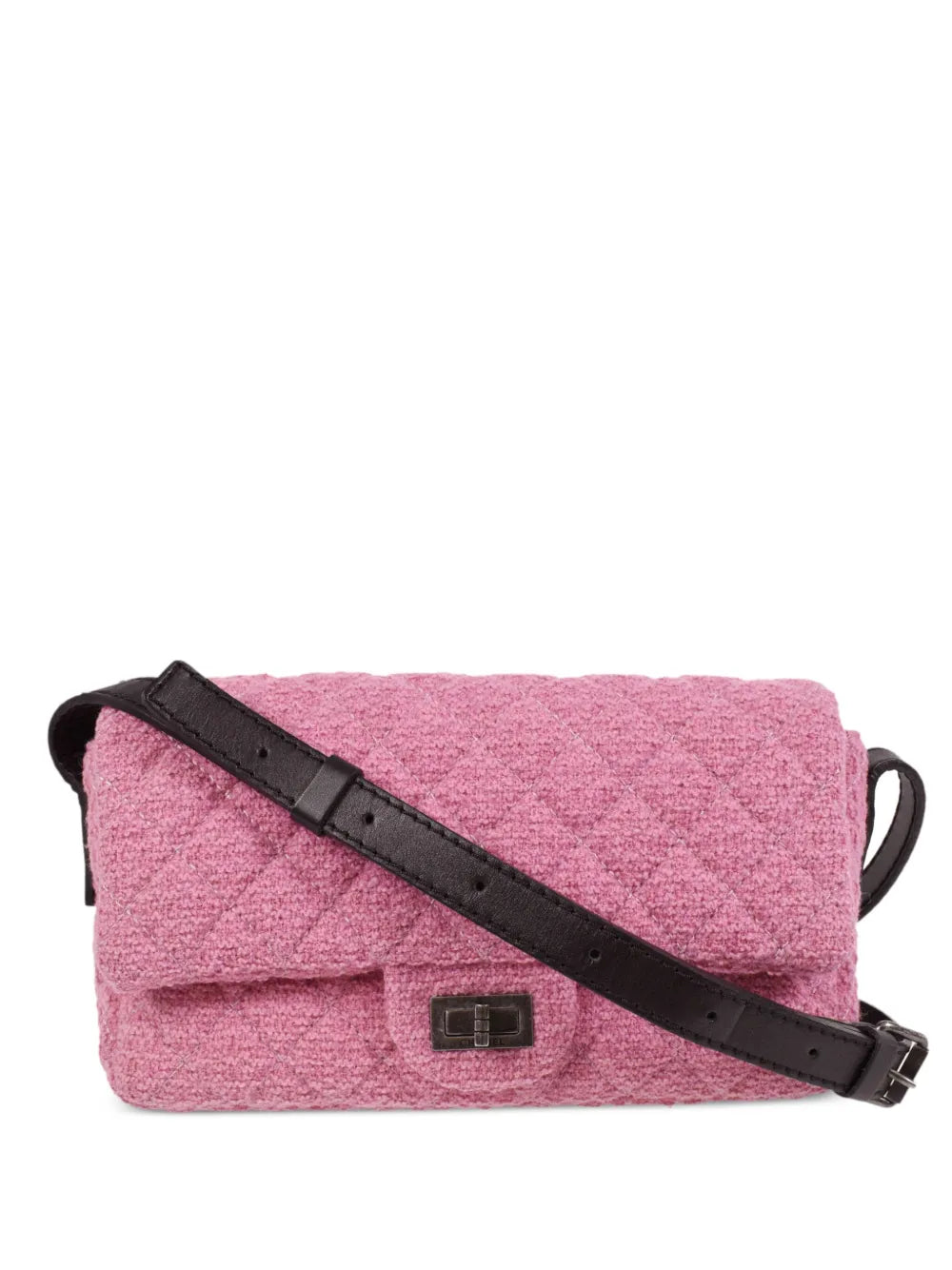 Pre-OwnedCHANEL Pre-Owned2009 Mademoiselle Lock tweed shoulder bag