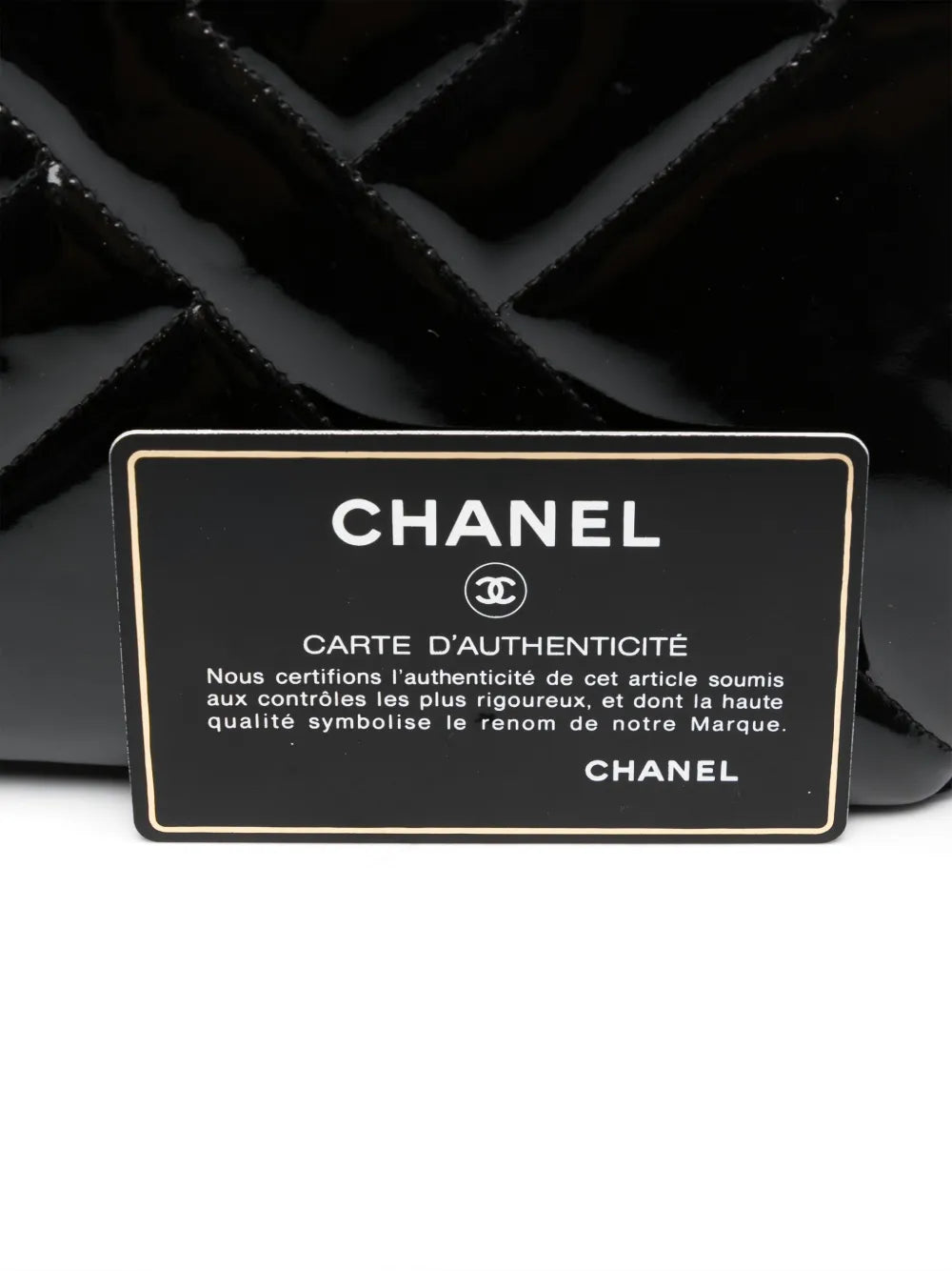Pre-OwnedCHANEL Pre-Owned1994-1996 quilted patent-leather bag