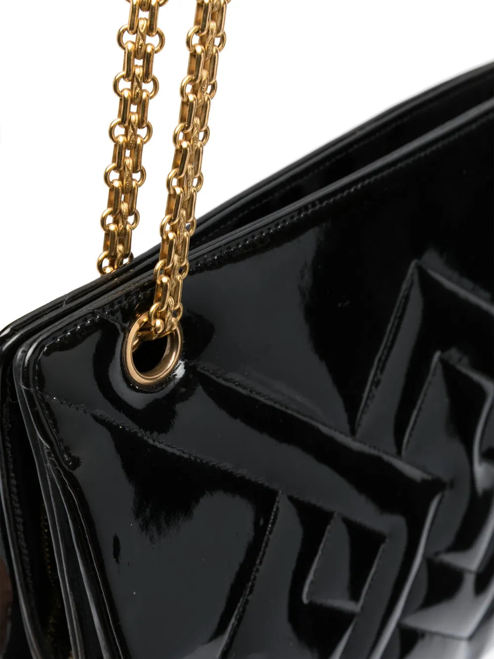 Pre-OwnedCHANEL Pre-Owned1994-1996 quilted patent-leather bag