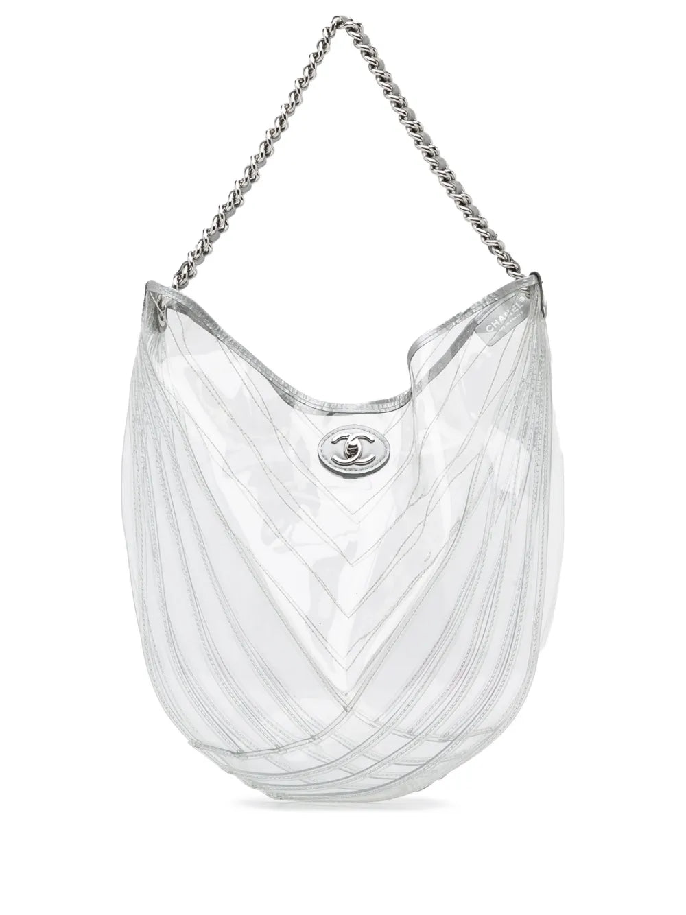 Pre-OwnedCHANEL Pre-OwnedRunway Line Teardrop bucket bag