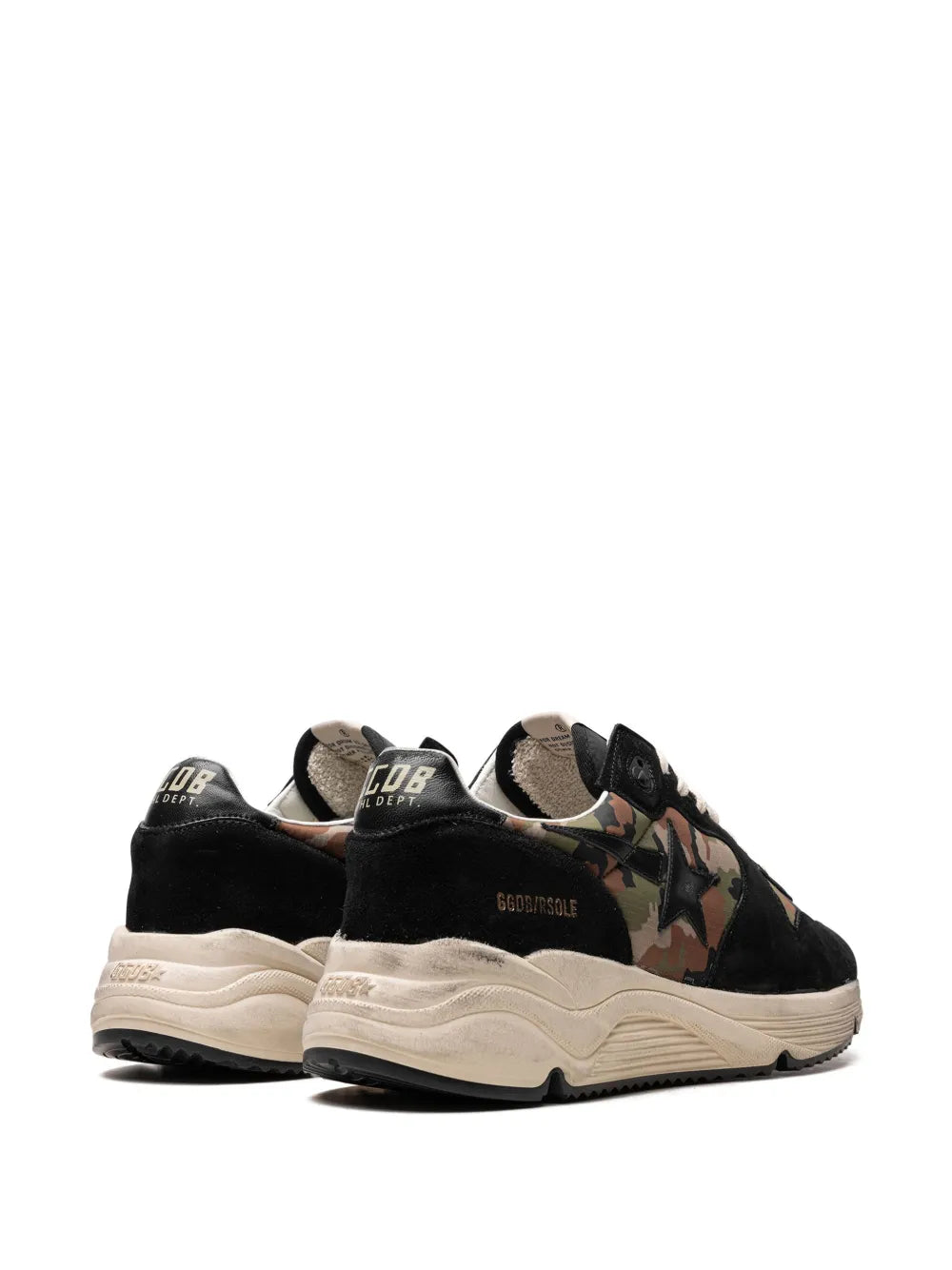 Golden Goose Running Sole Camouflage-Print Sneakers