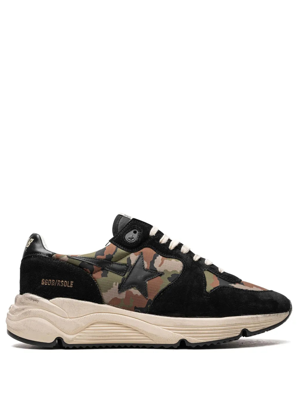 Golden Goose Running Sole Camouflage-Print Sneakers