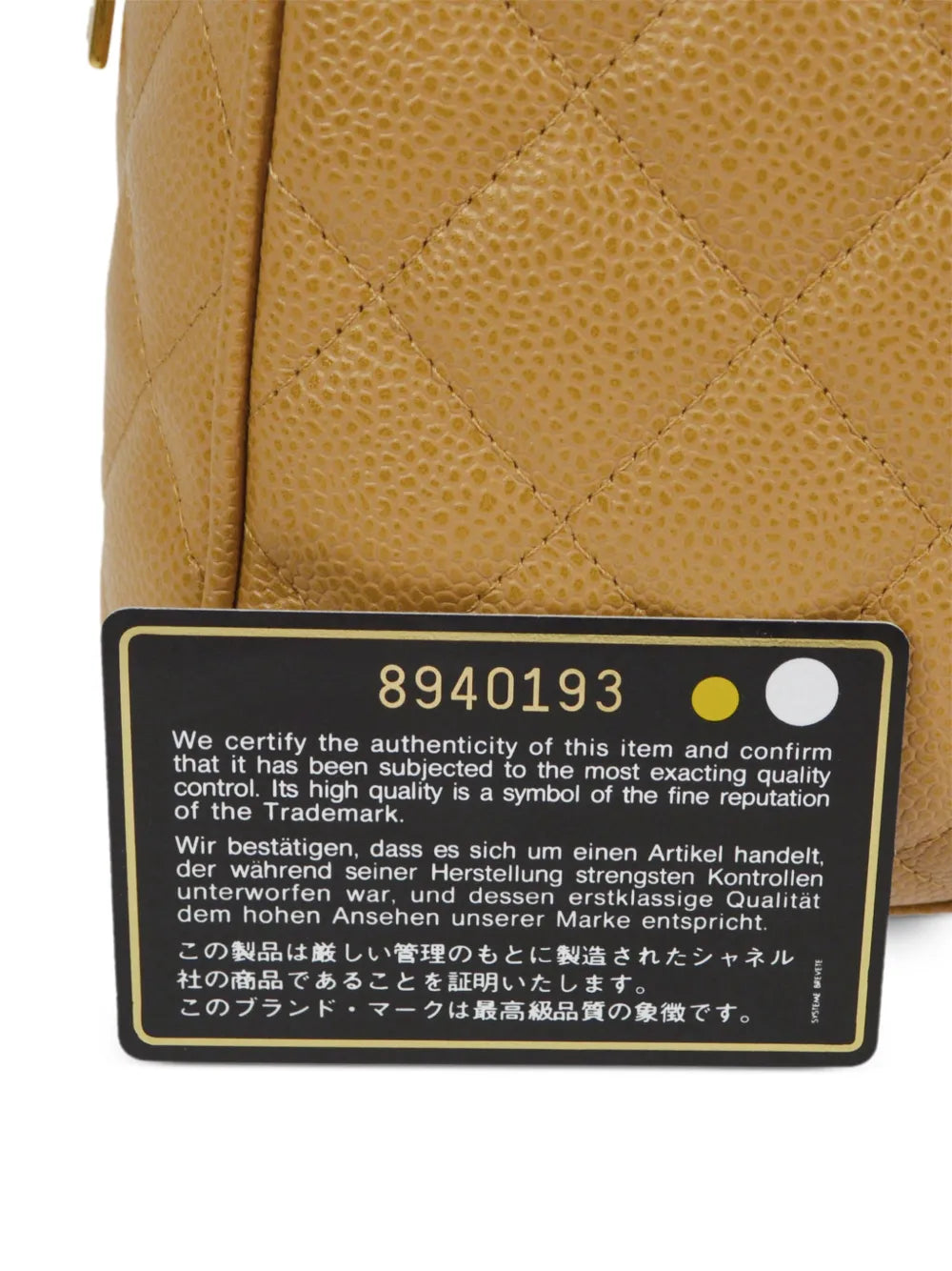 Pre-OwnedCHANEL Pre-Owned2003 diamond quilted tote bag