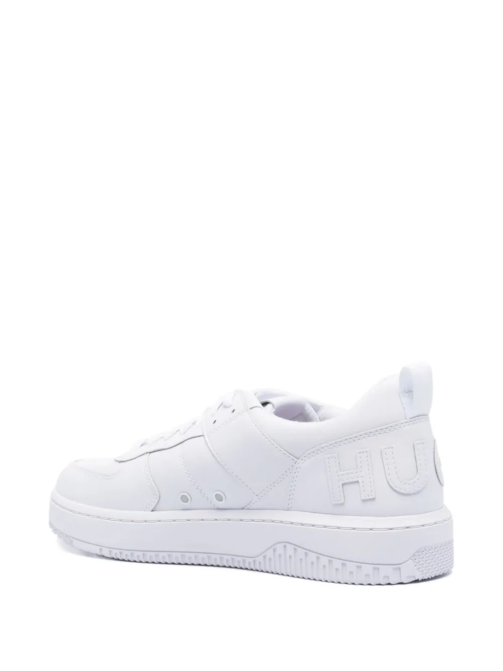 Hugo Logo-Embossed Lace-Up Sneakers