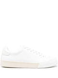 Marni Logo-Debossed Tonal Leather Sneakers