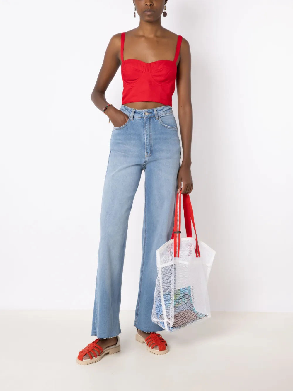 Sarah Chofakianmesh tote bag