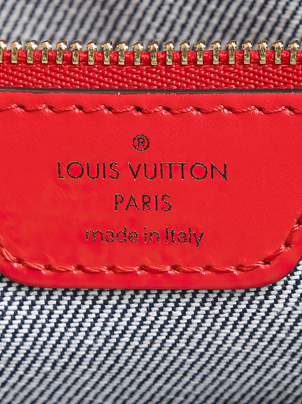 Pre-OwnedLouis Vuitton Pre-Ownedpre-owned Onthego denim shopping tote