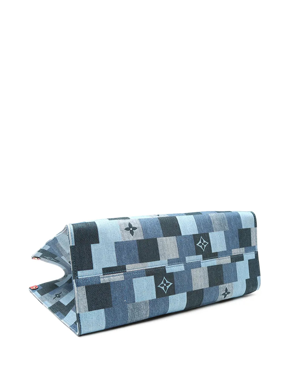 Pre-OwnedLouis Vuitton Pre-Ownedpre-owned Onthego denim shopping tote