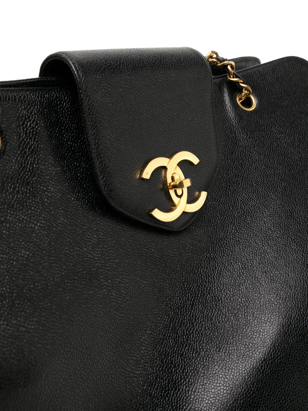 Pre-OwnedCHANEL Pre-OwnedSupermodel leather tote bag