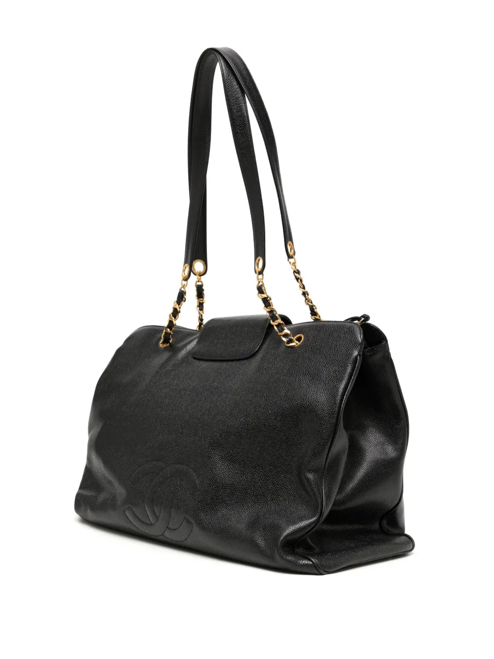 Pre-OwnedCHANEL Pre-OwnedSupermodel leather tote bag