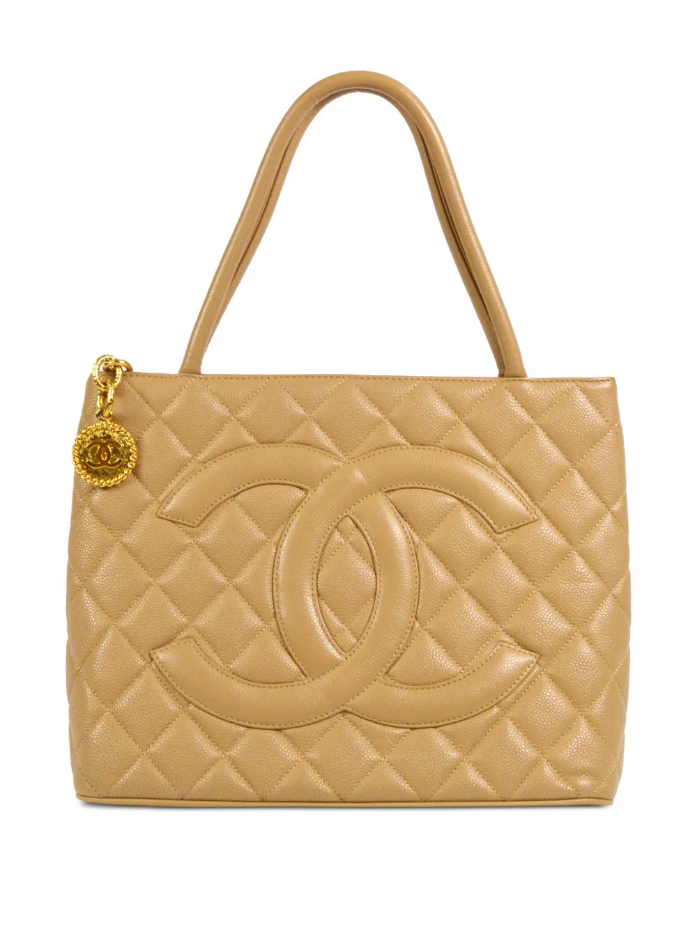 Pre-OwnedCHANEL Pre-Owned2002 Medallion quilted tote bag