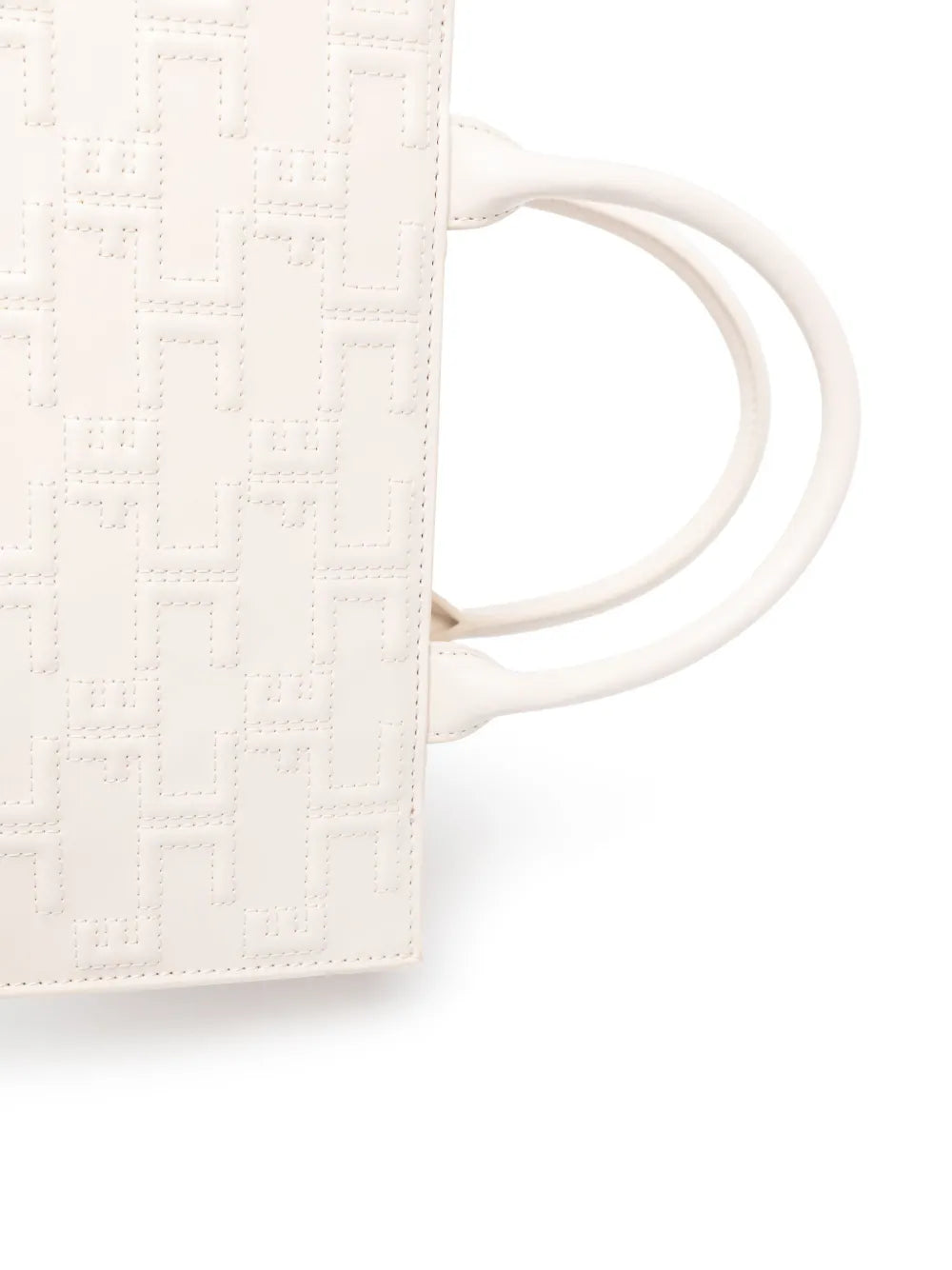 Elisabetta Franchiembossed-monogram tote bag