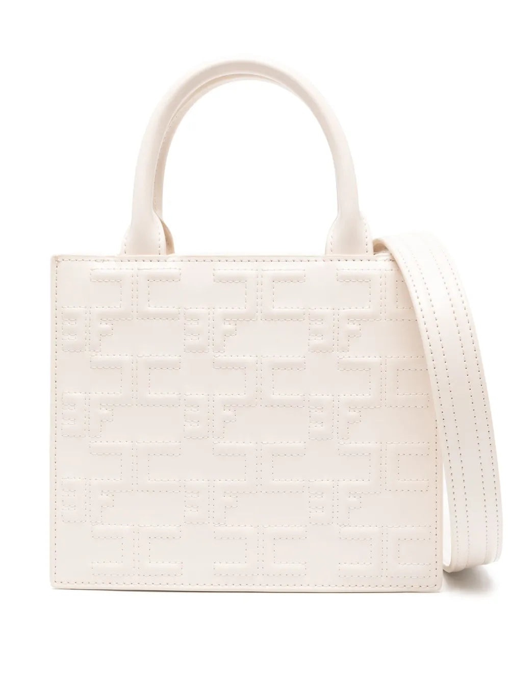 Elisabetta Franchismall monogram-embossed tote bag