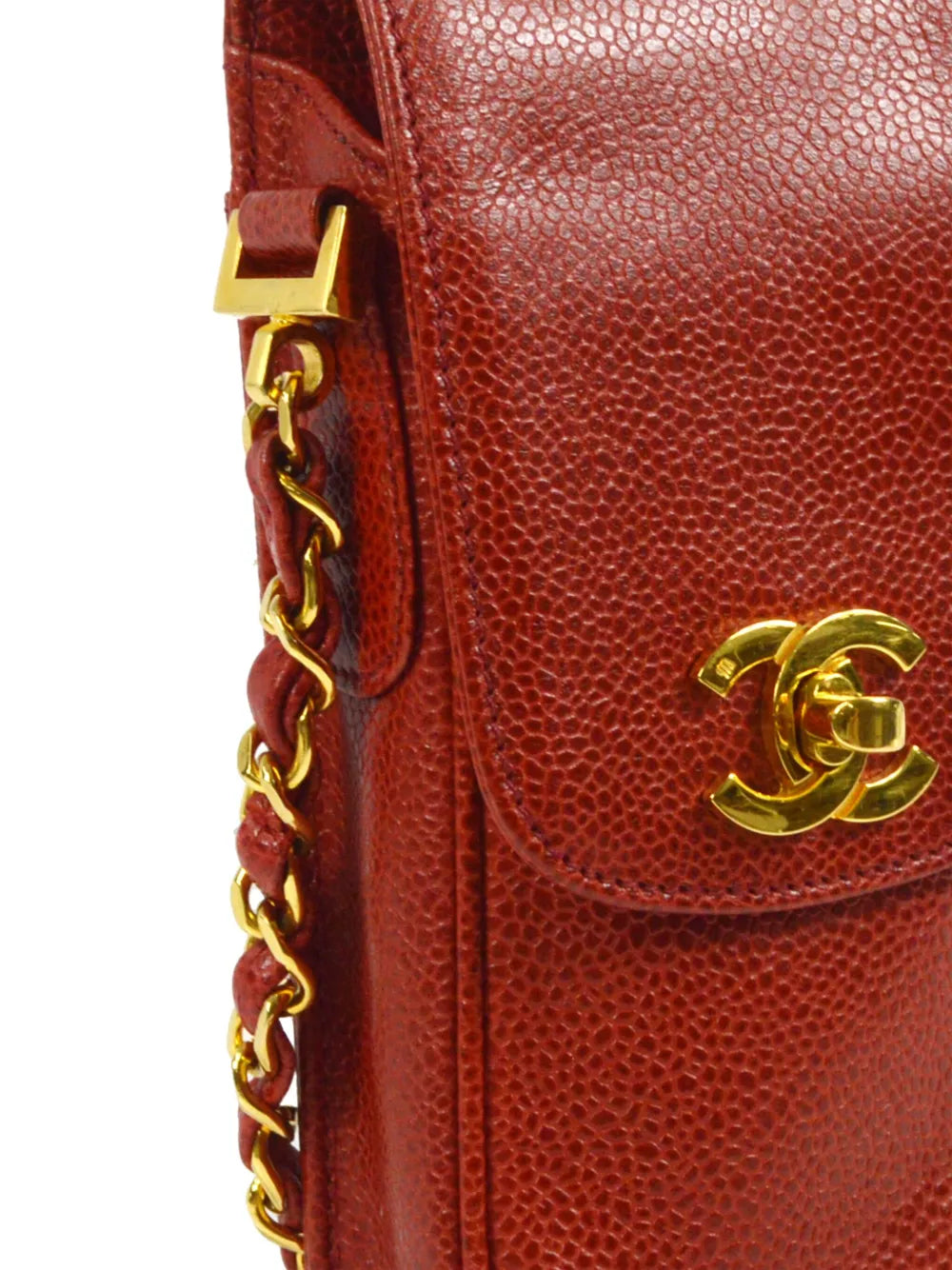 Pre-OwnedCHANEL Pre-Owned1995 CC turn-lock accessory shoulder bag
