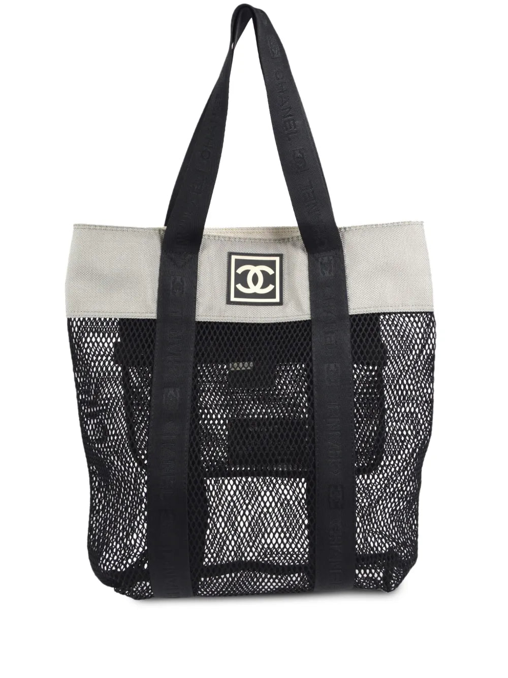 Pre-OwnedCHANEL Pre-Owned2003 Sport Line mesh tote bag