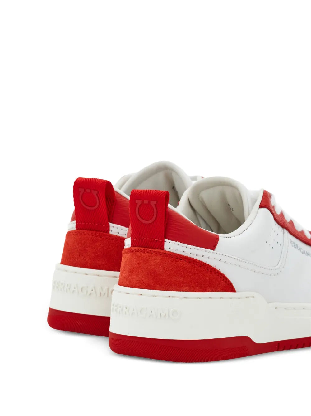Ferragamo Panelled Leather Sneakers