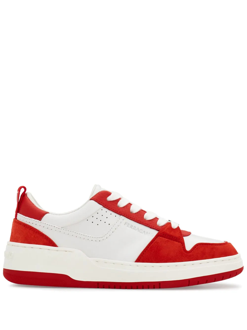 Ferragamo Panelled Leather Sneakers