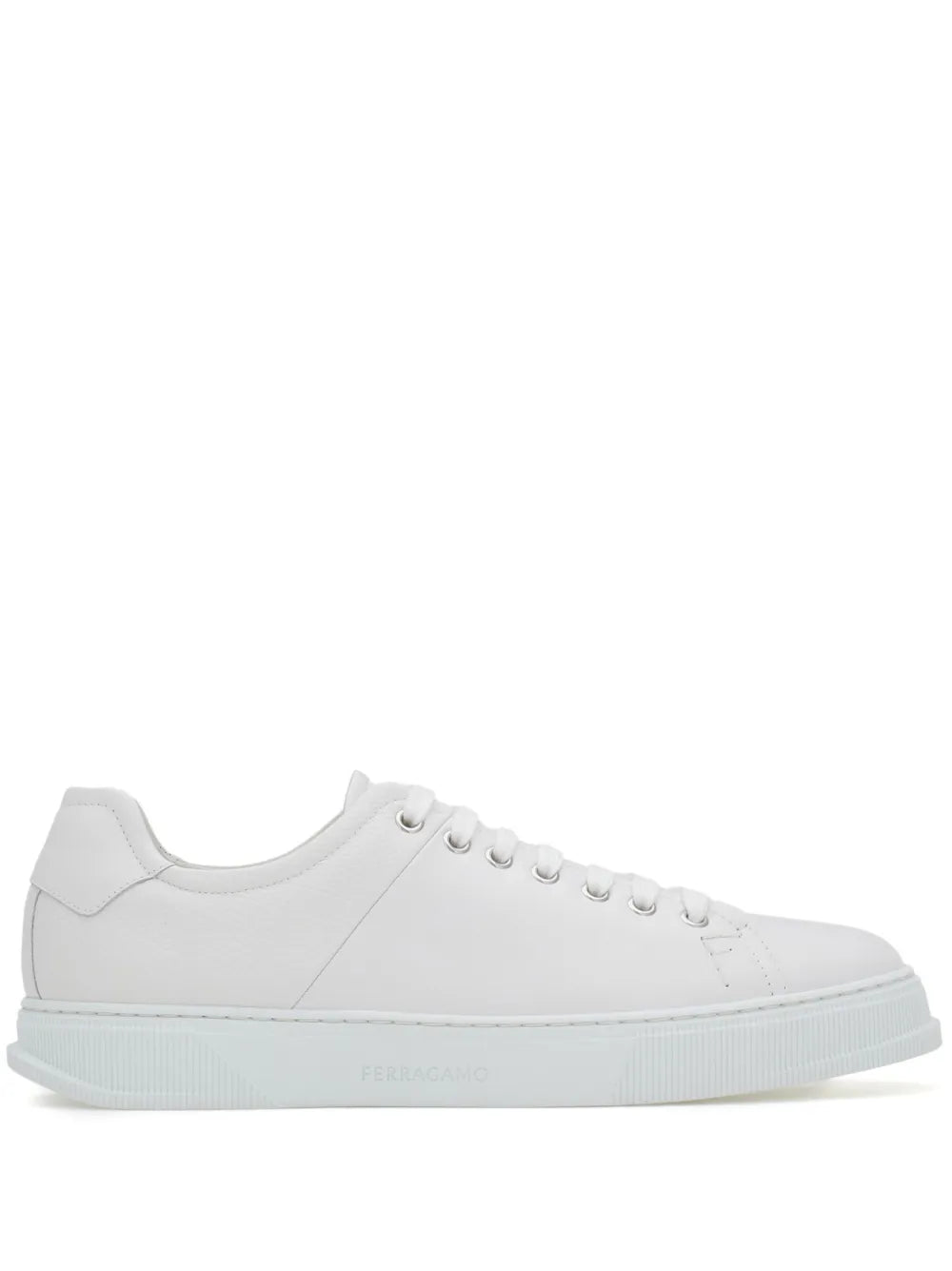 Ferragamo Lace-Up Leather Sneakers