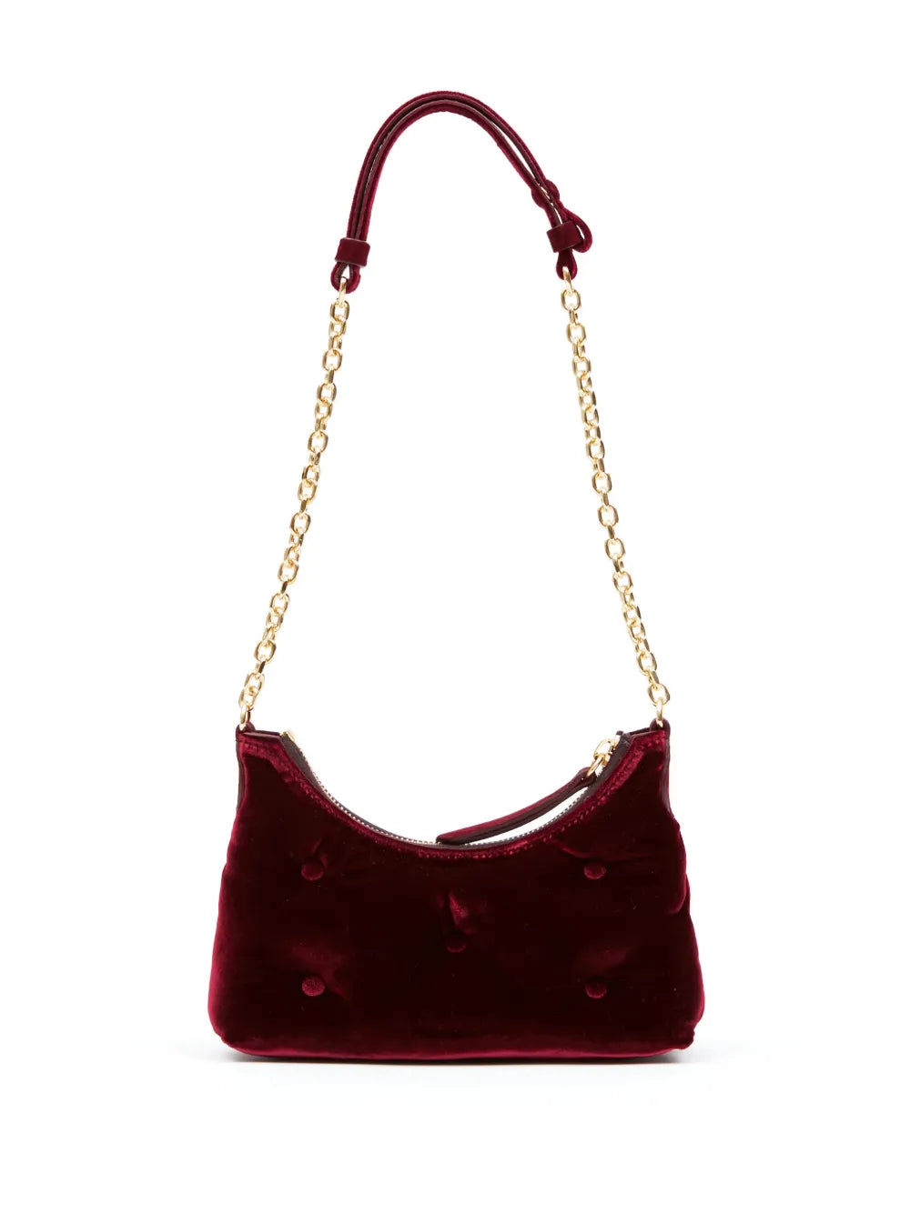 Maison Margielamicro Glam Slam velvet shoulder bag