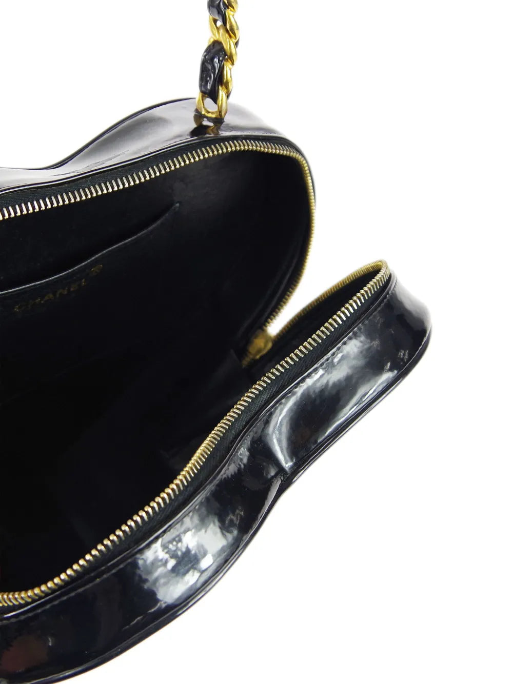Pre-OwnedCHANEL Pre-Owned1995 CC-stitch heart vanity bag
