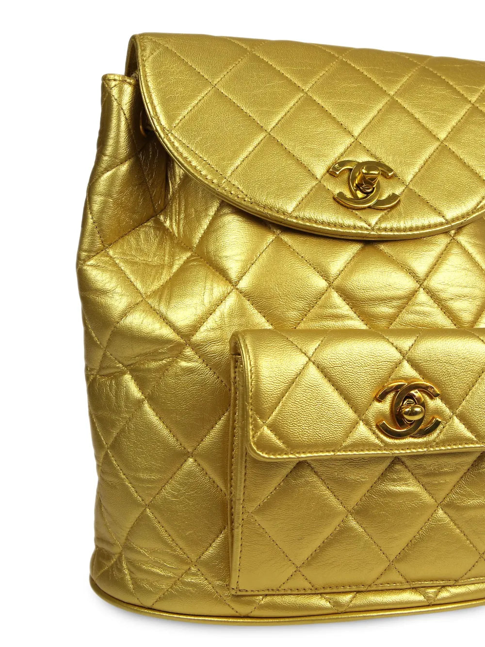 Pre-OwnedCHANEL Pre-Owned1985-1990 Duma diamond-quilted backpack