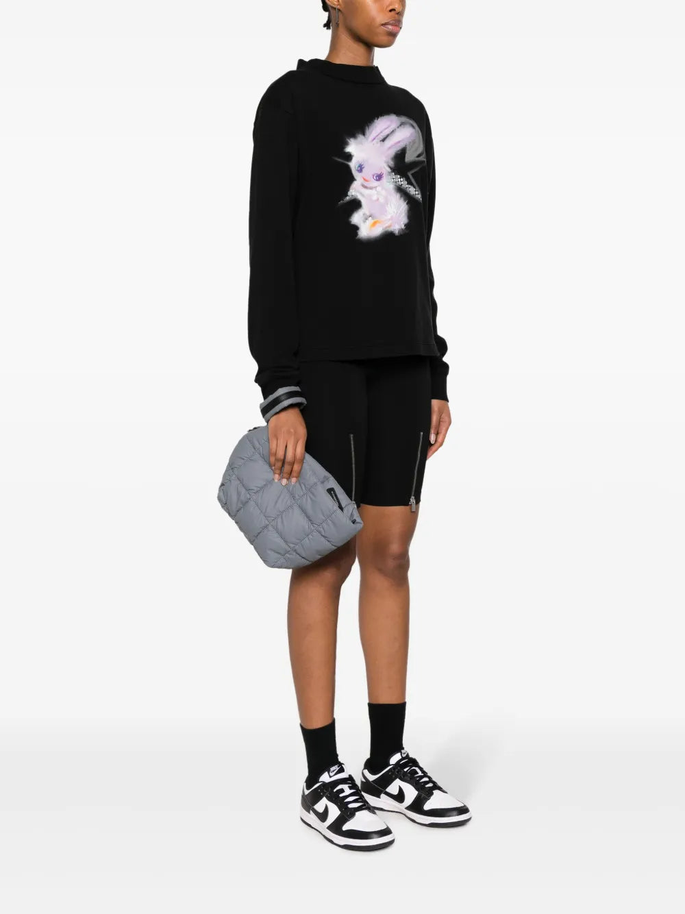 VeeCollectivePorter quilted clutch bag