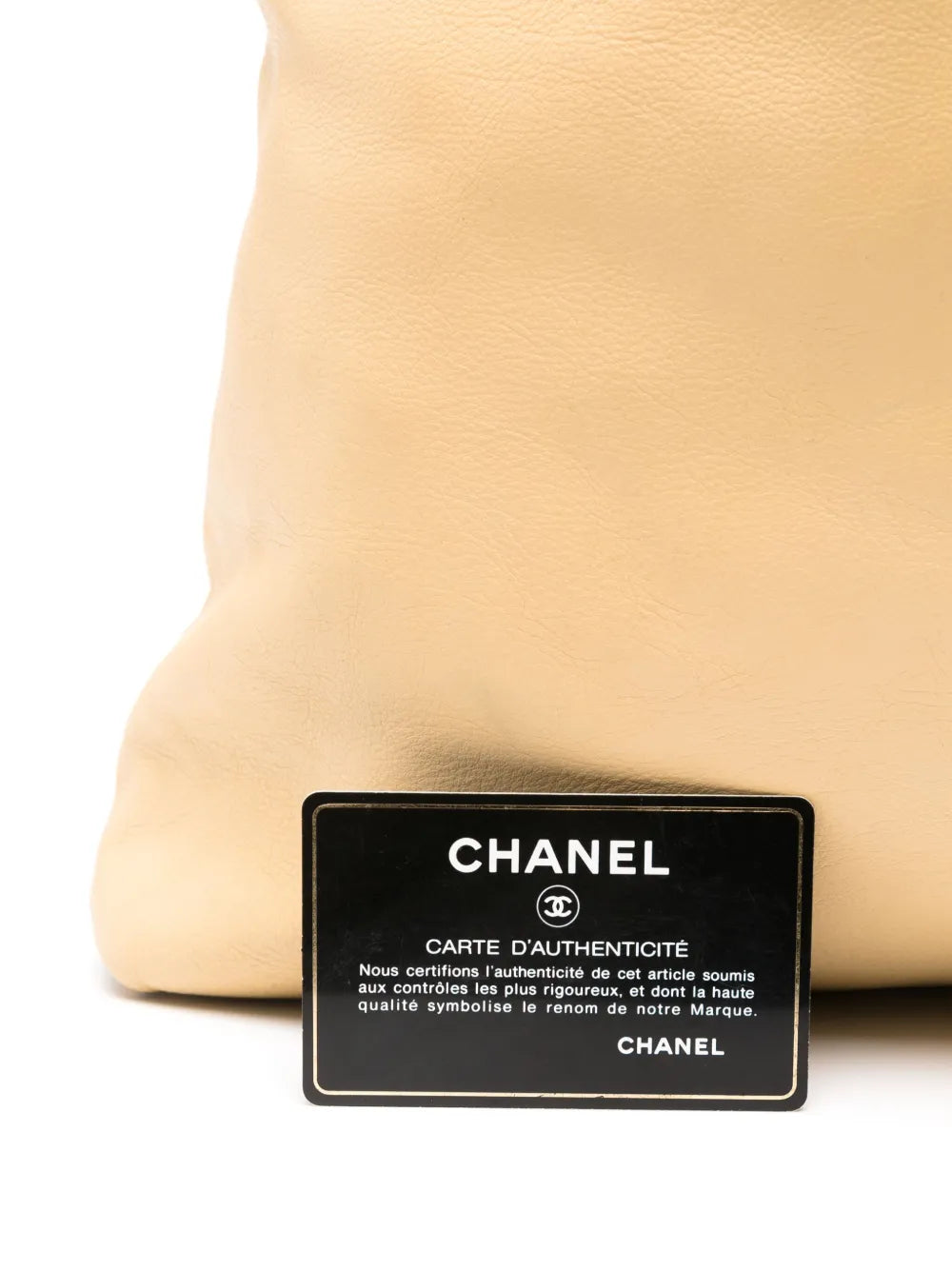 Pre-OwnedCHANEL Pre-Ownedlarge Edgy leather tote bag