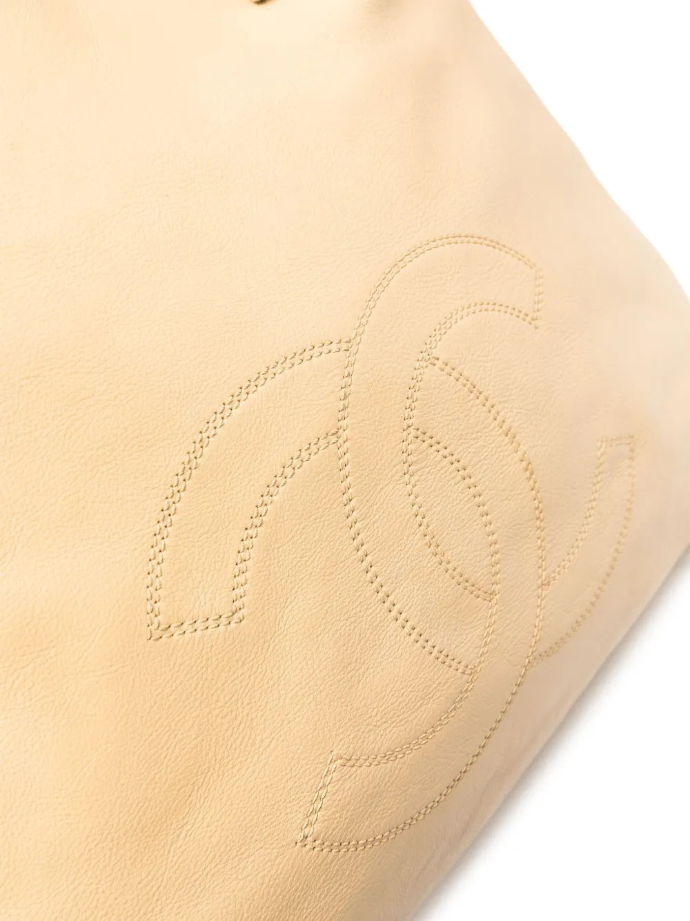 Pre-OwnedCHANEL Pre-Ownedlarge Edgy leather tote bag