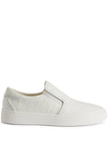 Giuseppe Zanotti Gz94 Crocodile-Embossed Leather Slip-On Sneakers