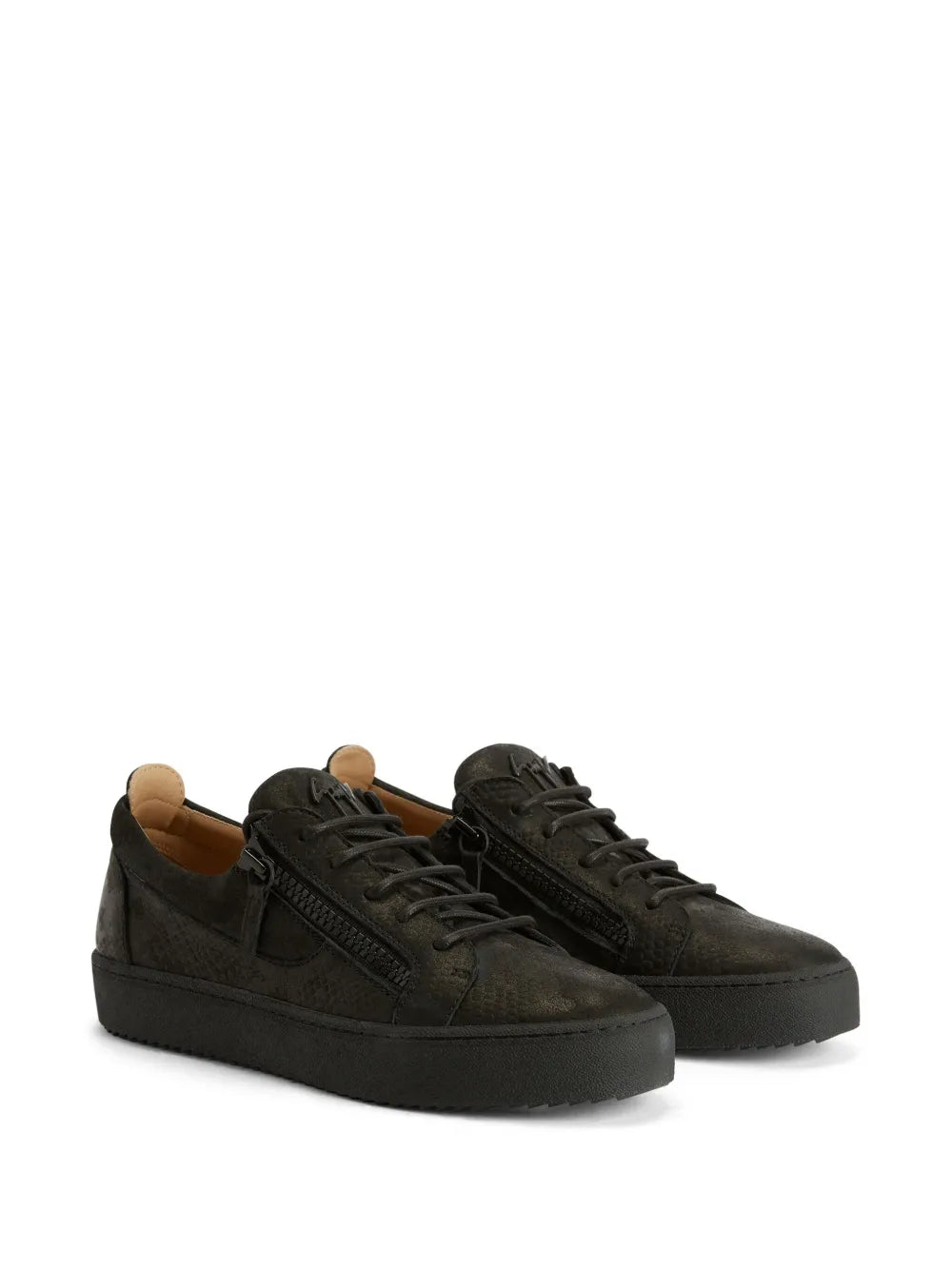 Giuseppe Zanotti Frankie Double-Zip Low-Top Sneakers