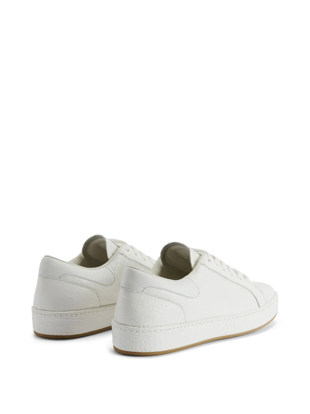 Giuseppe Zanotti Gz-City Crocodile-Embossed Lace-Up Low-Top Sneakers