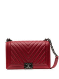 Pre-OwnedCHANEL Pre-OwnedBoy leather shoulder bag