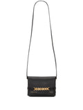 Victoria Beckhamlogo-print leather clutch bag