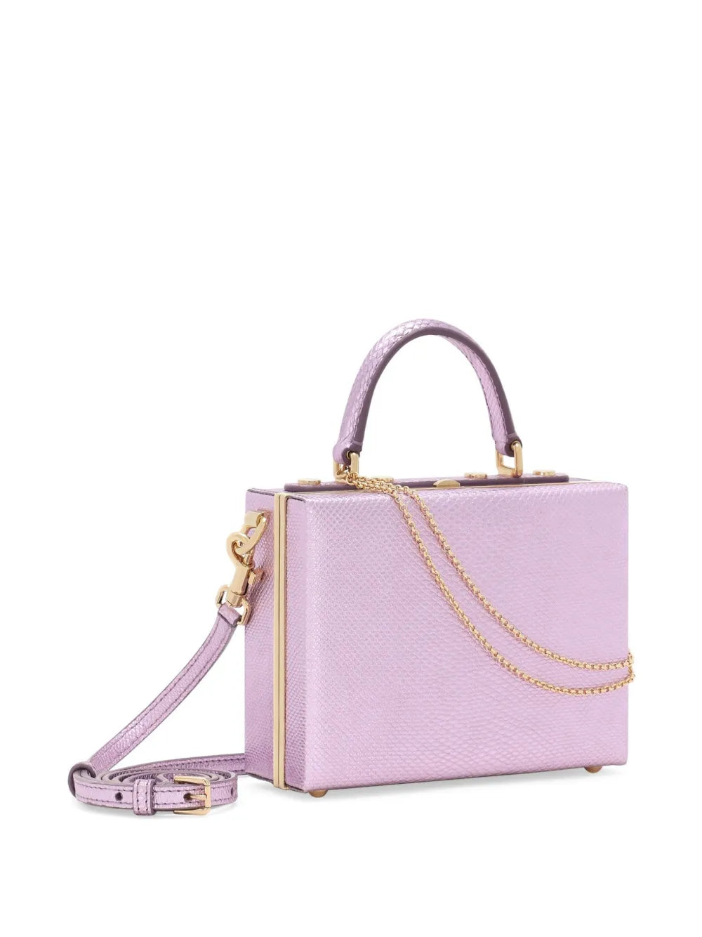 Dolce & GabbanaDolce Box leather tote bag